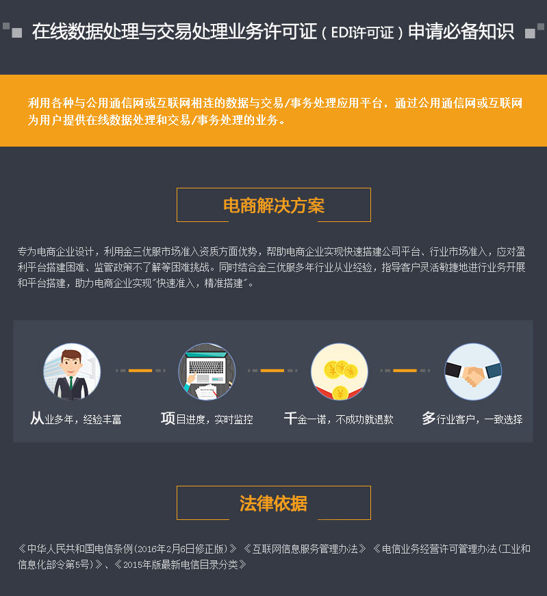 EDI许可证(在线数据处理与交易业务许可证)